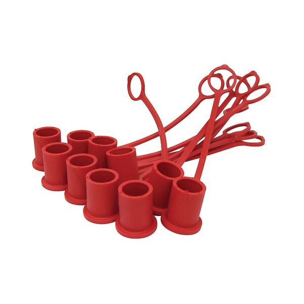 A & I Products Red Dust Cap, 1/2" 7" x5" x5" A-5209-4M-RE-P - main